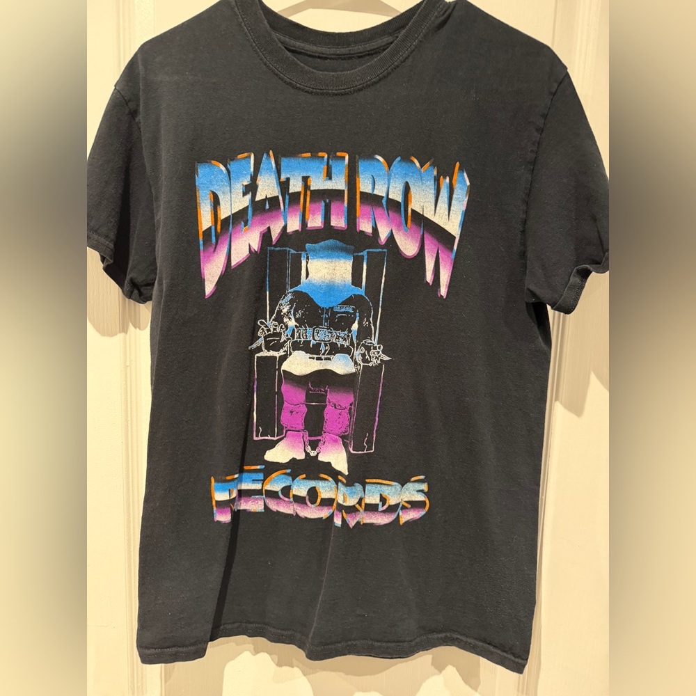 Death Row Records Black Graphic Tee